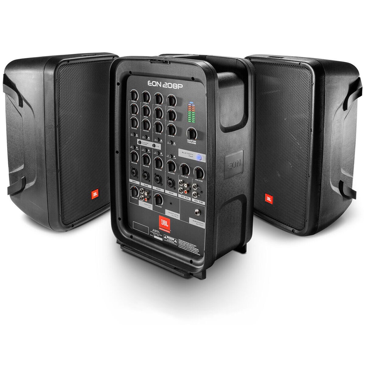 JBL EON208P Portable PA System 8" 2Way with 8Channel Mixer and Bluetooth